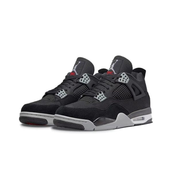 JORDAN RETRO 4 Black Canvas