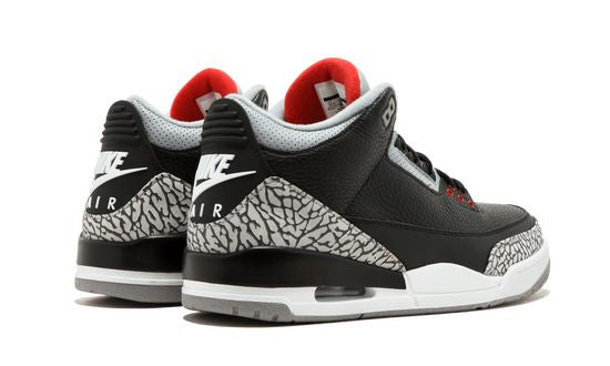 JORDAN RETRO 3 Black Cement Bred