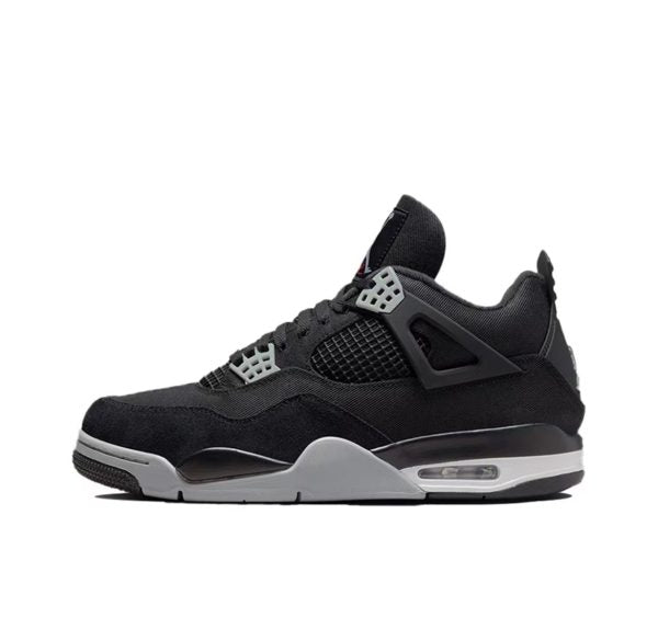 JORDAN RETRO 4 Black Canvas