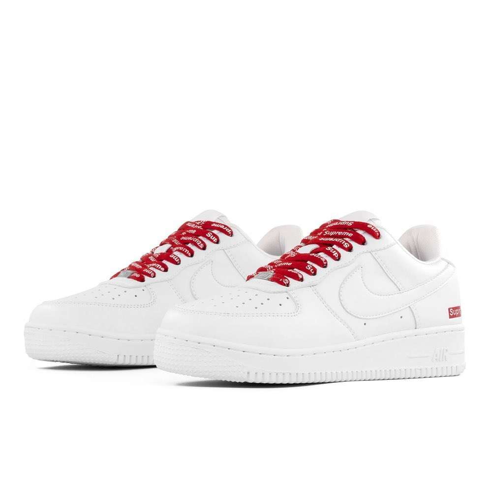 Nike Air Force 1 Low Supreme Blanco